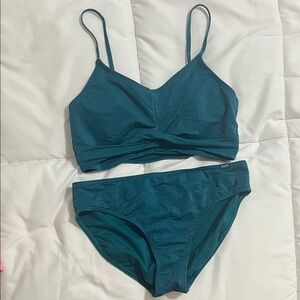 Abercrombie kids Deep Teal Bikini Set